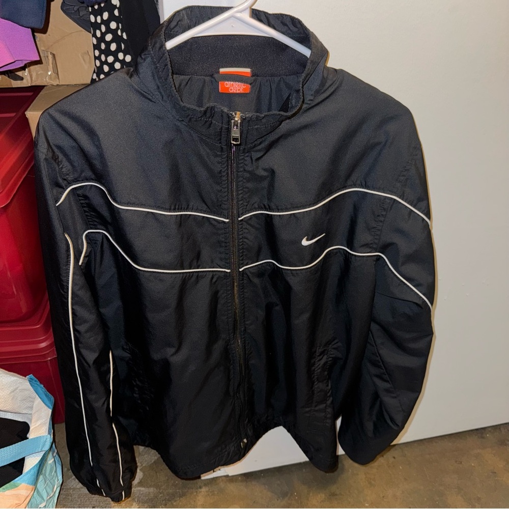 Authentic 90’s Nike Black Windbreaker Jacket
